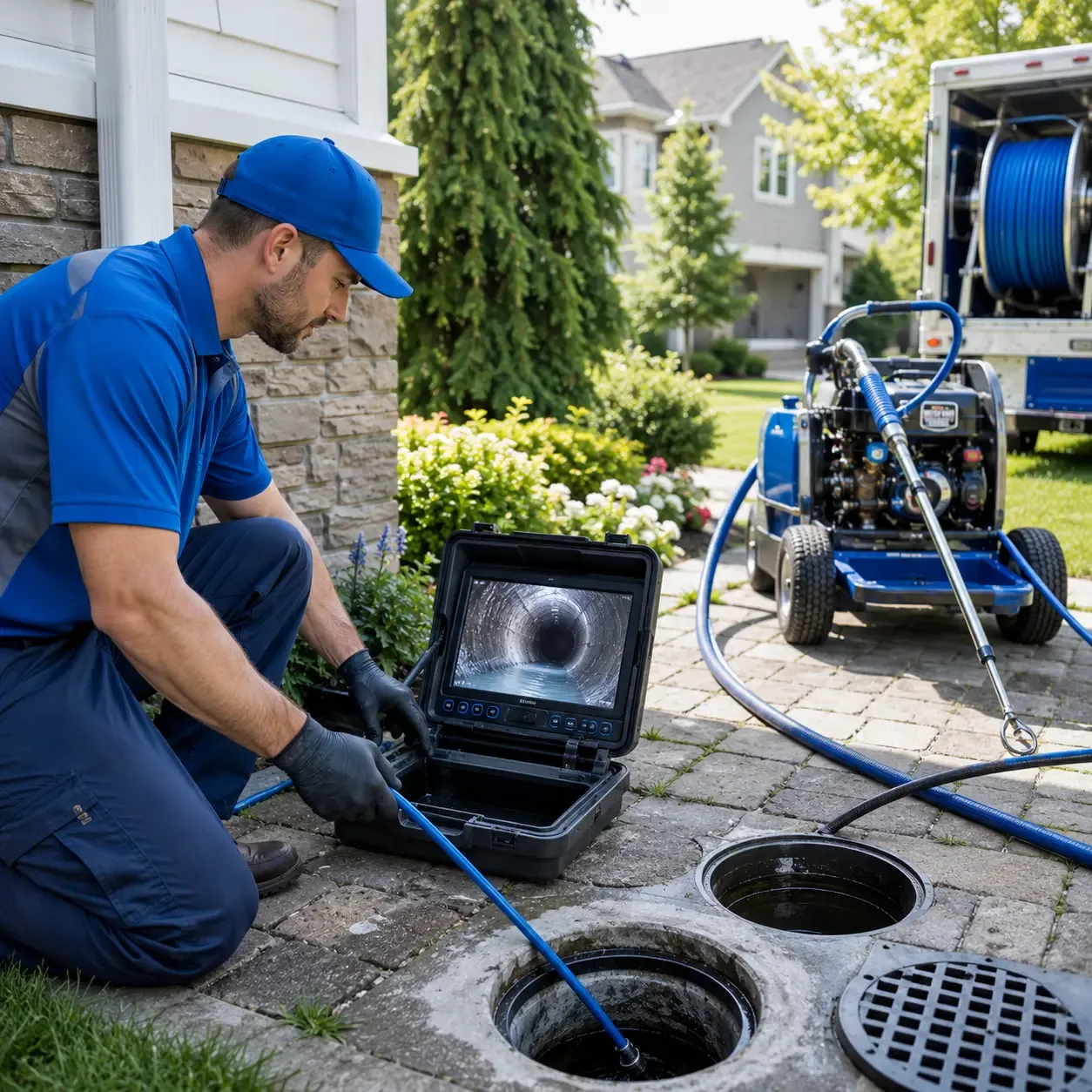 Outdoor drain cleaning professionals serving Eden, TX